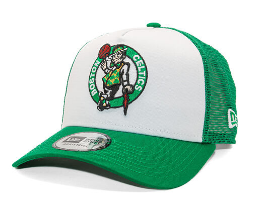 Kšiltovka New Era - NBA Side Patch 9FORTY Trucker - Boston Celtics - Kelly Green