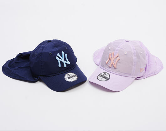 Dětská Kšiltovka New Era - MLB Sun Shield 9FORTY - NY Yankees - Lila / Pink