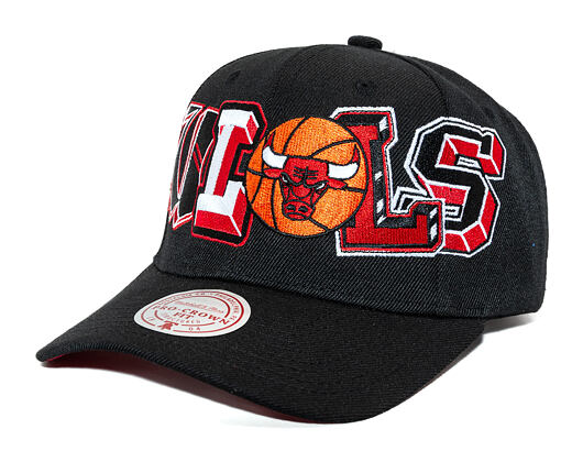 Kšiltovka Mitchell & Ness - NBA Hyper Type Pro Snapback - Chicago Bulls - Black