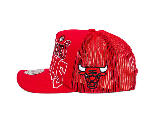 Kšiltovka Mitchell & Ness - NBA Big Champ Trucker - Chicago Bulls - Red
