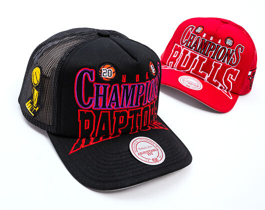 Kšiltovka Mitchell & Ness - NBA Big Champ Trucker - Toronto Raptors - Black