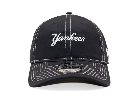 Kšiltovka New Era - MLB Contrast Stitch 9TWENTY - NY Yankees - Navy / White