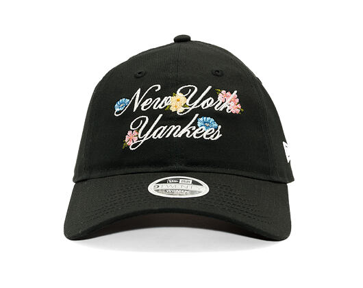 Dámská Kšiltovka New Era - MLB Floral Script 9TWENTY - NY Yankees - Black