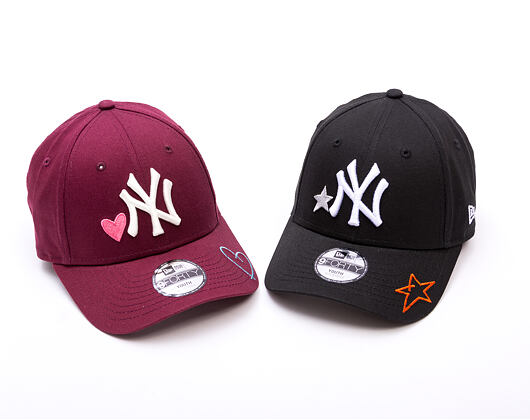 Dětská Kšiltovka New Era - MLB Heart Icon 9FORTY - NY Yankees - Black