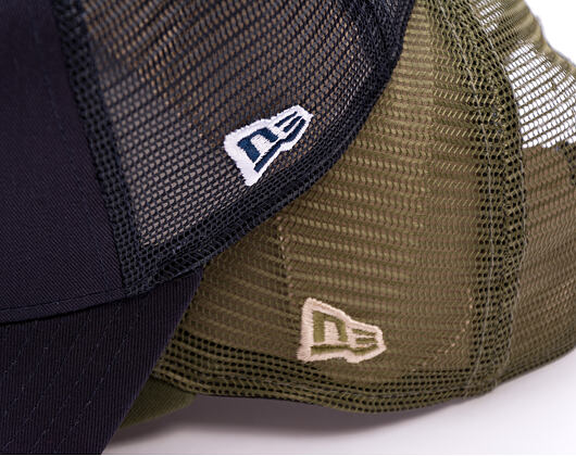 Kšiltovka New Era - MLB Outline 9FORTY Trucker - LA Dodgers - New Olive