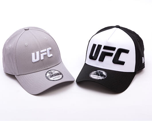 Kšiltovka New Era - UFC MMA Core Logo 9FORTY Trucker - White / Black