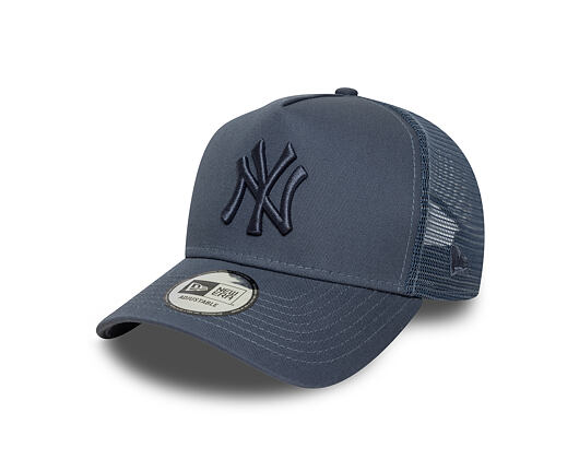 Kšiltovka New Era - MLB League Essential 9FORTY Trucker - NY Yankees - Muted Indigo