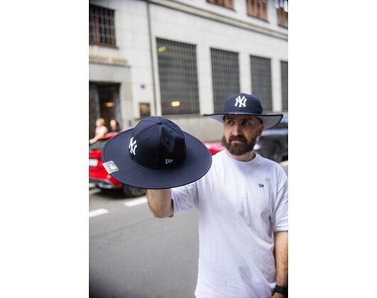 Klobouk New Era - MLB "Image Drop" Fitted Fedora 59FIFTY - NY Yankees - Navy