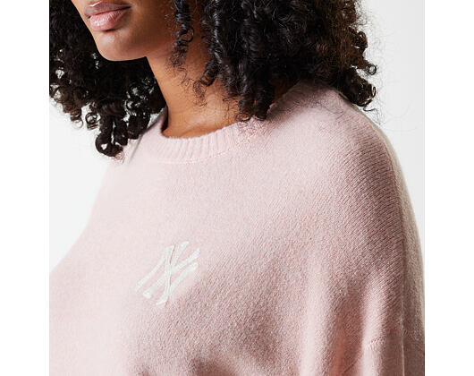 Dámský svetr New Era - MLB Knit Sweater - NY Yankees - Light Pink