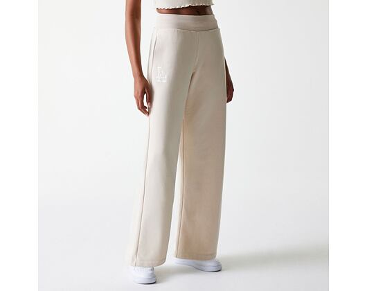Dámské tepláky New Era - MLB Tonal Straight Sweatpants - LA Dodgers - Cream