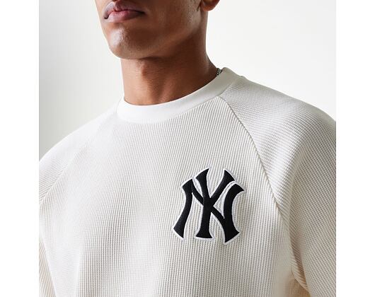 Triko New Era - MLB Waffle Tee - NY Yankees - Off White