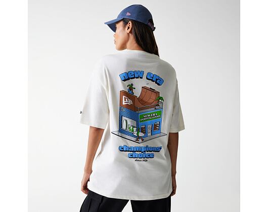 Triko New Era - Store Graphic Tee - Off White