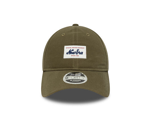 Kšiltovka New Era - Branded Patch 9FORTY M-CROWN - New Olive