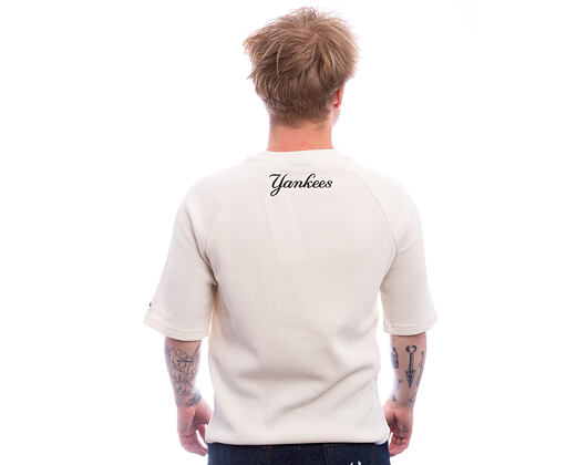 Triko New Era - MLB Waffle Tee - NY Yankees - Off White