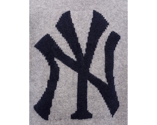 Svetr New Era - MLB Sweater Knit - NY Yankees - Heather Grey