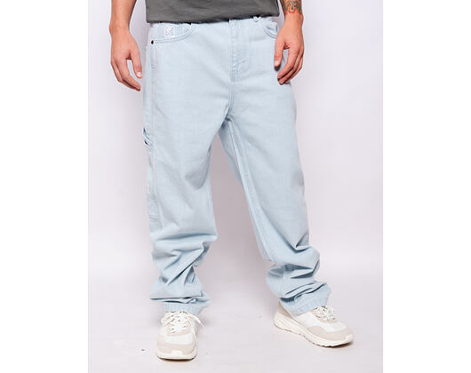 Džíny Karl Kani - Retro Baggy Workwear Denim bleached blue