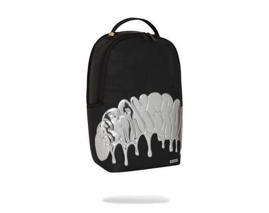 Sprayground - Metallic Drip Shark Bubble Letters Dlx Backpack 