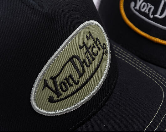 Kšiltovka Von Dutch - Trucker - Classic Logo - Black/Green