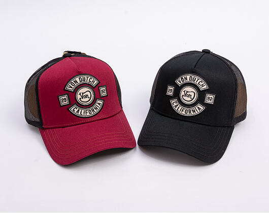 Kšiltovka Von Dutch - Trucker - MC Logo - Black/Black