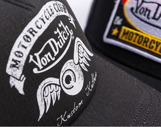 Kšiltovka Von Dutch - Trucker - VD MC - Dark Grey