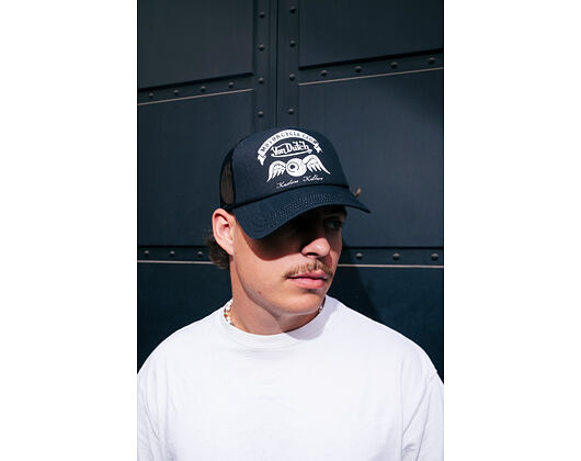 Kšiltovka Von Dutch - Trucker - VD MC - Dark Grey
