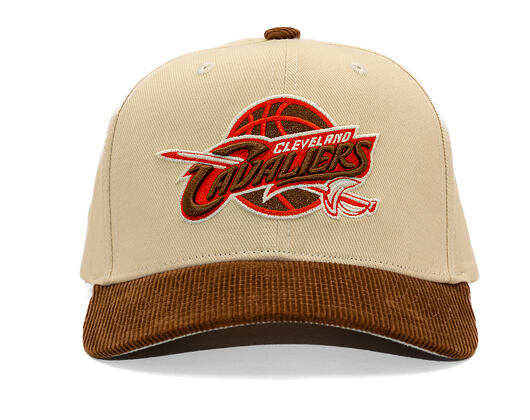 Kšiltovka Mitchell & Ness - Tawny Pro Crown - Cleveland Cavaliers - Sand/Brown
