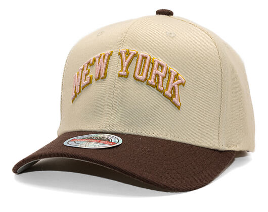 Kšiltovka Mitchell & Ness - Blush Sand Classic Red - New York Knicks - Sand/Brown