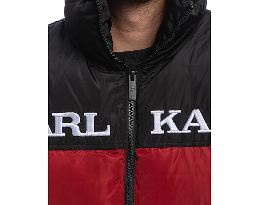 Péřová Bunda Karl Kani - Retro Essential Puffer Jacket - Red
