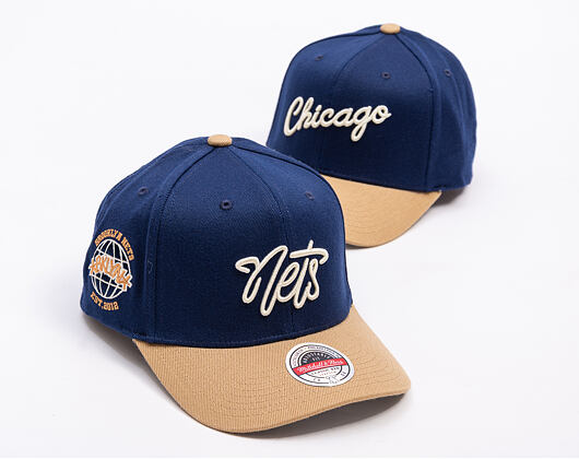 Kšiltovka Mitchell & Ness - Sand Storm Classic Red - Brooklyn Nets - Navy/Sand