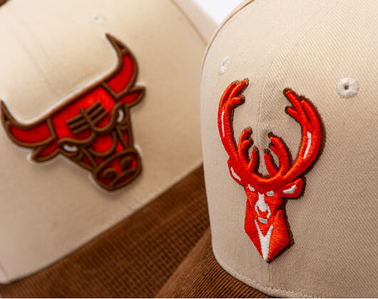 Kšiltovka Mitchell & Ness - Tawny Pro Crown - Milwaukee Bucks - Sand/Brown