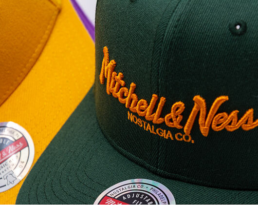 Kšiltovka Mitchell & Ness - Pinscript Classic Red - Own Brand - Green/Orange