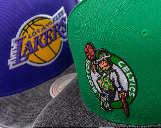 Kšiltovka Mitchell & Ness - NBA Denim Patchwork - Boston Celtics - Green