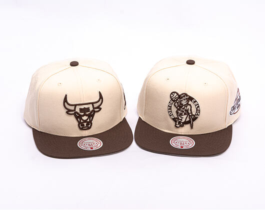 Cap Mitchell & Ness - NBA Fashion Basic 2T Snapback - Boston Celtics - Cream