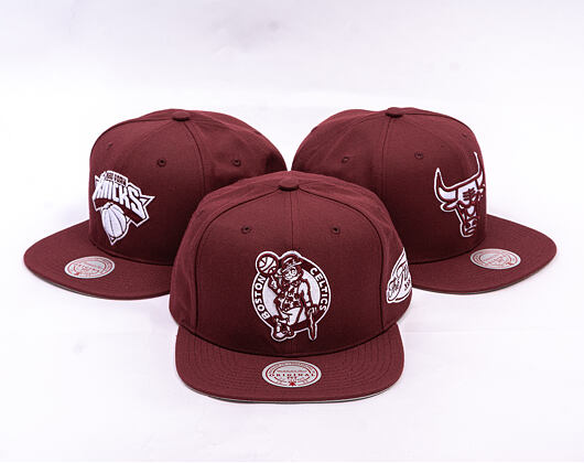 Cap Mitchell & Ness - NBA Fashion Basic Snapback - Boston Celtics - Dark Purple