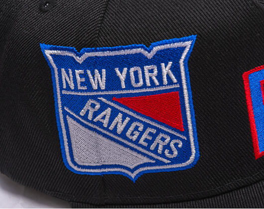 Kšiltovka Mitchell & Ness - NHL Busted Pro - New York Rangers - Black