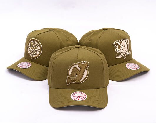 Kšiltovka Mitchell & Ness - NHL Fashion Basic Pro - New Jersey Devils - Olive