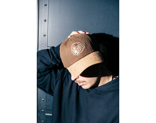Kšiltovka Mitchell & Ness - NHL Lux Chain Vntg - Chicago Blackhawks - Brown