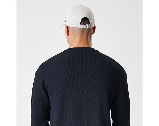 Tee New Era - Branded Longsleeve Waffle Tee - Black