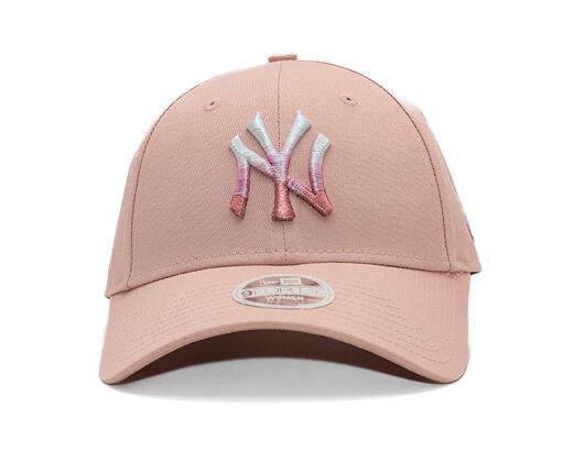 Womens Cap New Era - MLB Womens Metallic Logo 9FORTY - NY Yankees - Pink / Fushia