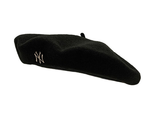 Womens Beret New Era - MLB Wool Pin Beret - NY Yankees - Black
