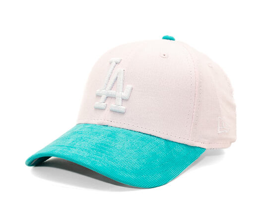 Kids Cap New Era - MLB Kids Cord 9FORTY - LA Dodgers - Light Pink / Mint