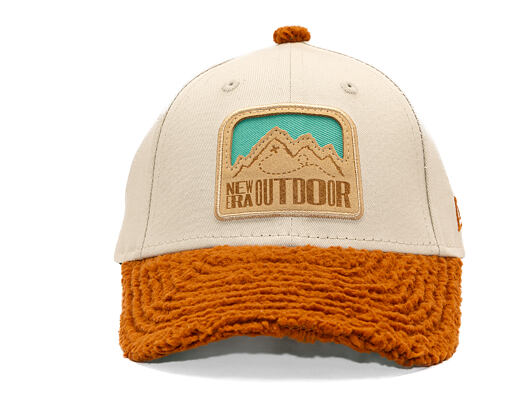Kids Cap New Era - Branded Kids Outdoor 9FORTY - Stone / Auburn