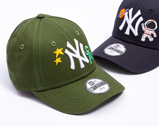 Kids Cap New Era - MLB Kids Space Icon 9FORTY - NY Yankees - Rifle Green