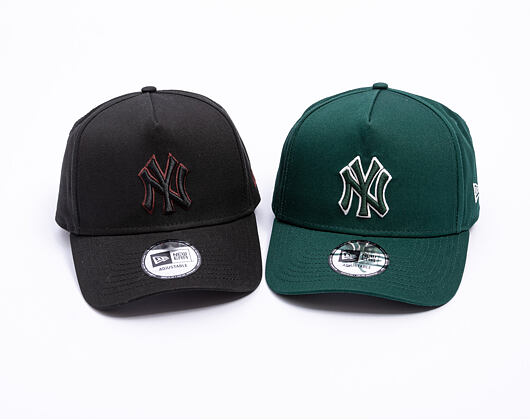Cap New Era - MLB Team Outline 9FORTY A-Frame - NY Yankees - Black / Burgundy
