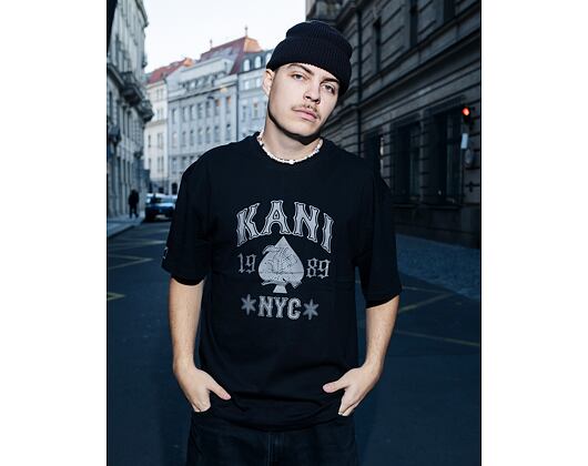 Triko Karl Kani - Western Print T-Shirt - Black