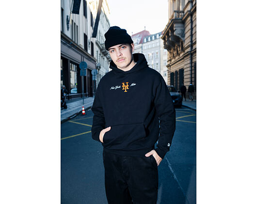 Sweatshirt New Era - MLB Graphic Oversized Hoody - NY Mets - Black