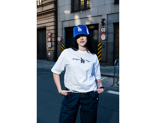 Tee New Era - MLB Graphic Oversized Tee - LA Dodgers - White