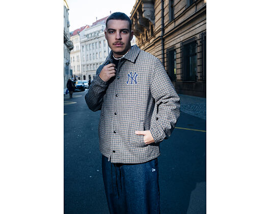 Jacket New Era - MLB Check Coach Jacket - NY Yankees - Auburn