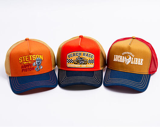 Stetson - Trucker Cap Lucha Libre by JJ Hats - Navy/Orche