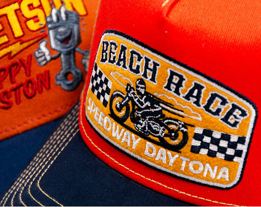 Stetson - Trucker Cap Beach Race by FWS - Blue/Orange